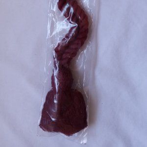 Vintage Antique Maroon Braided Tieback for Curtains or Other Craft Ideas